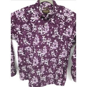Ariat Shirt Mens Medium Western Stretch Button Up Long Sleeve‎ Ranch Floral